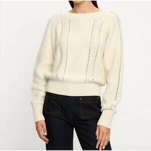 NEW KIVARI talia knit sweater in cream